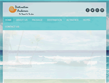 Tablet Screenshot of destinationandaman.com